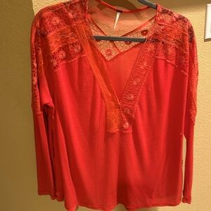 Free people ladies blouse size medium